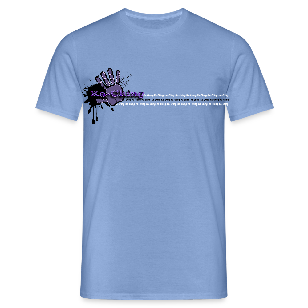 Unisex T-Shirt Ching Purple Logo CHPU-T-06c - carolina blue