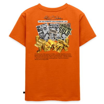 Teddies zombie mummy Halloween Tee - orange 