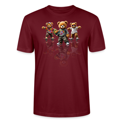 skateboarding Teds Tee - burgundy