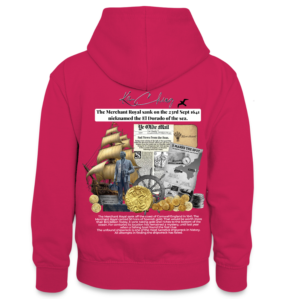 Goldan silver Range The Merchant Royal Hoodie limited edition - pink/navy
