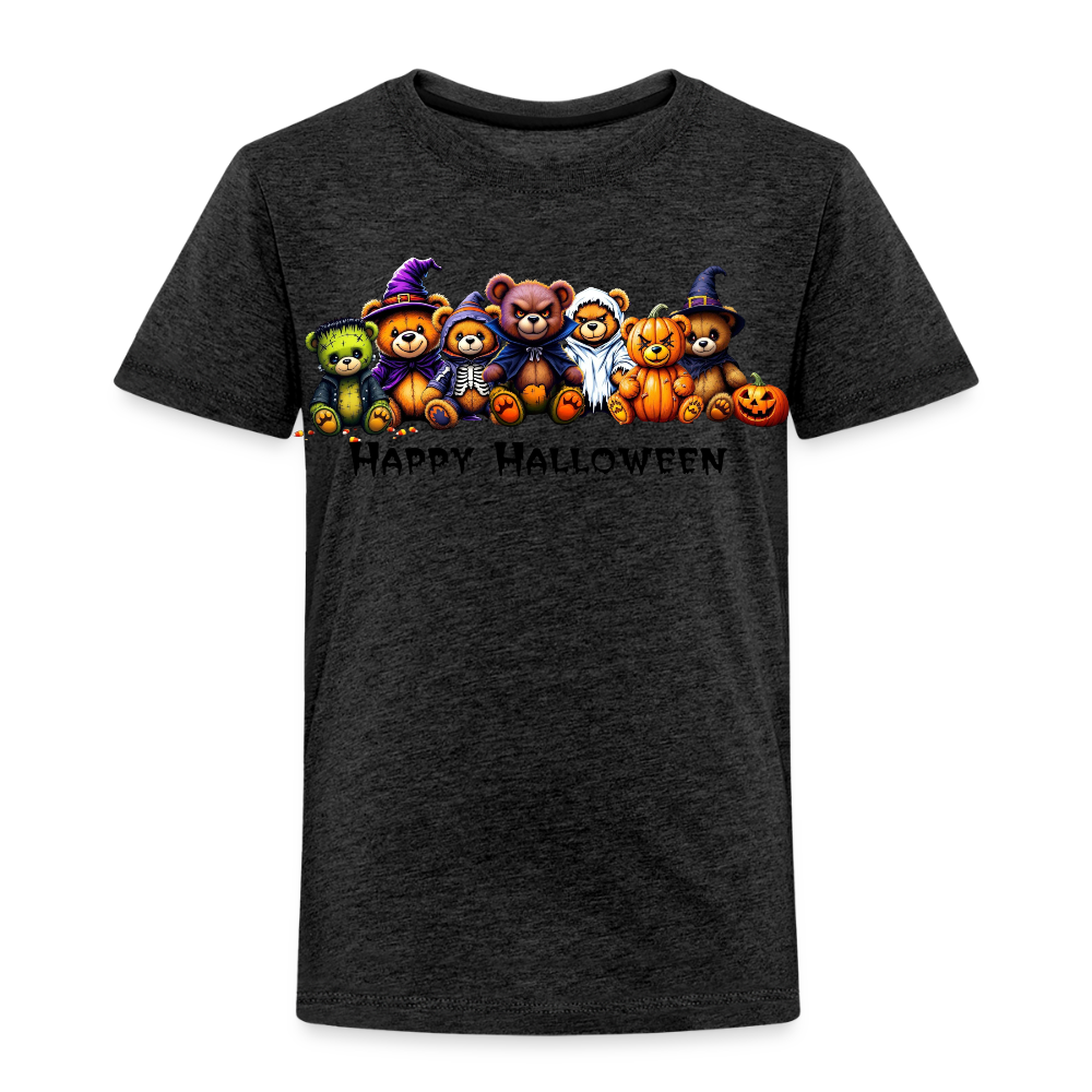Teddies Halloween Tee - charcoal grey