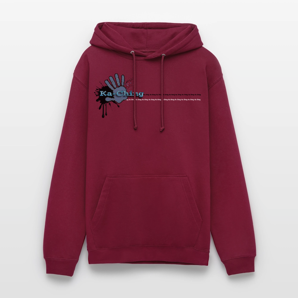 Unisex Hoodie Ching Blue logo - bordeaux