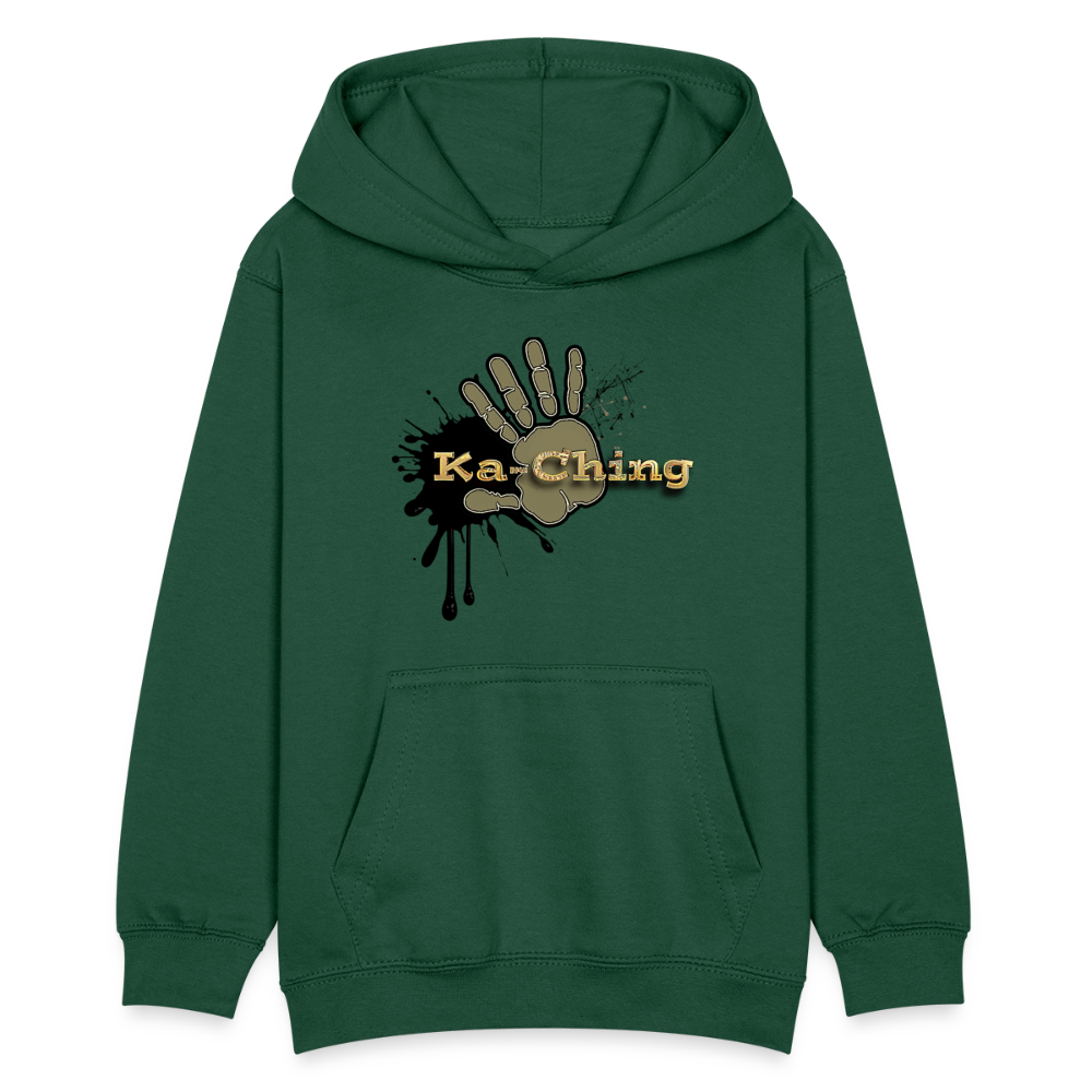 Kids Hoodie Gold - bottle green