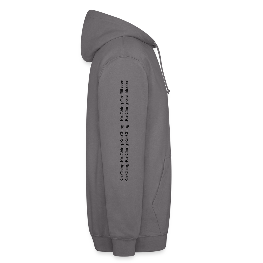 Ka-Ching Raw with confidence Unisex Hoodie - elephant grey