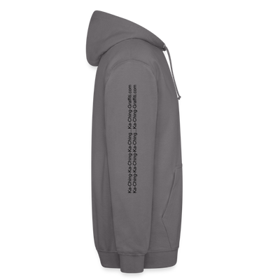 Ka-Ching Raw with confidence Unisex Hoodie - elephant grey