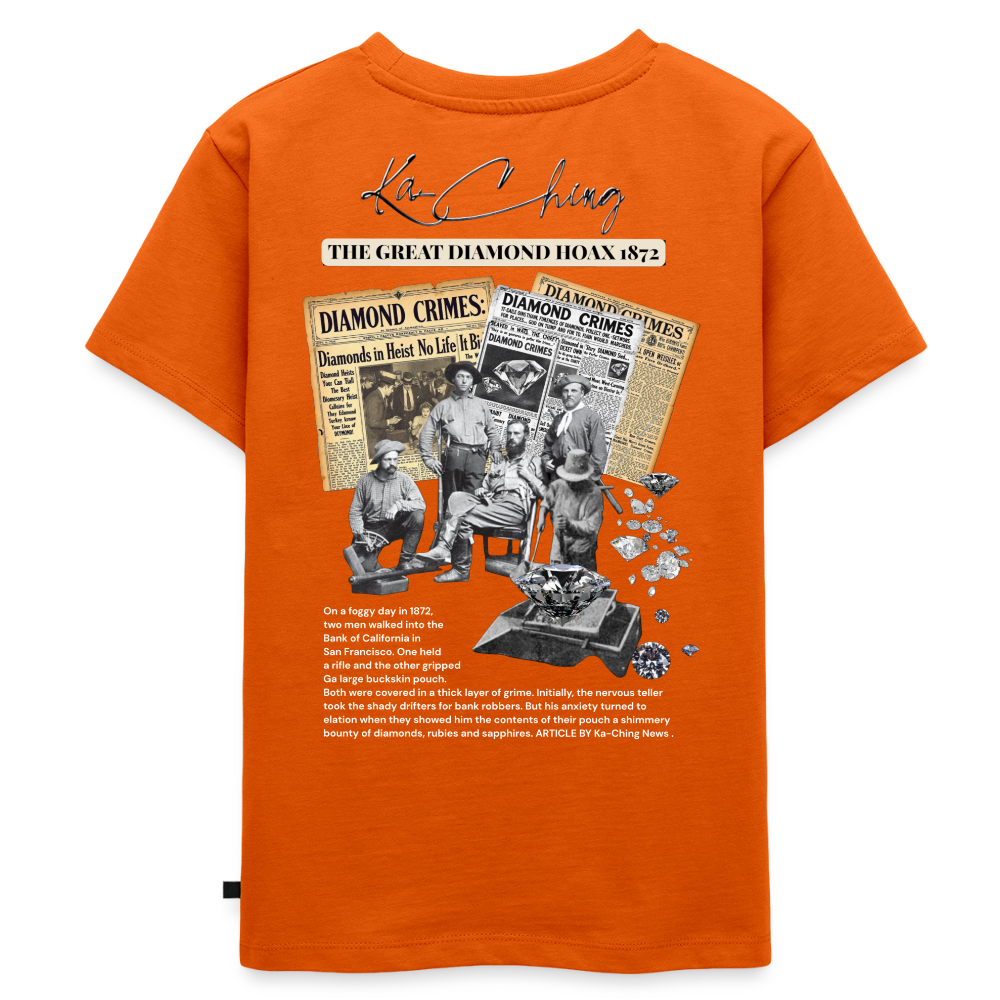 Diamond Range The Great Hoax 1872 Tee limited edition - orange 