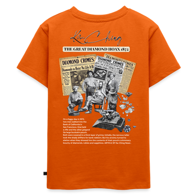 Diamond Range The Great Hoax 1872 Tee limited edition - orange 