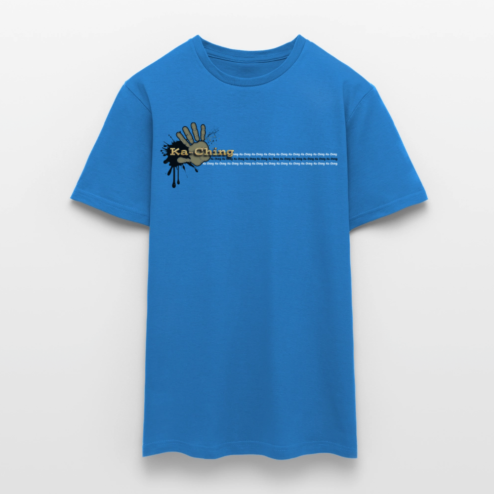 Unisex T-Shirt Ching Gold Logo CHGD-T-02c - royal blue