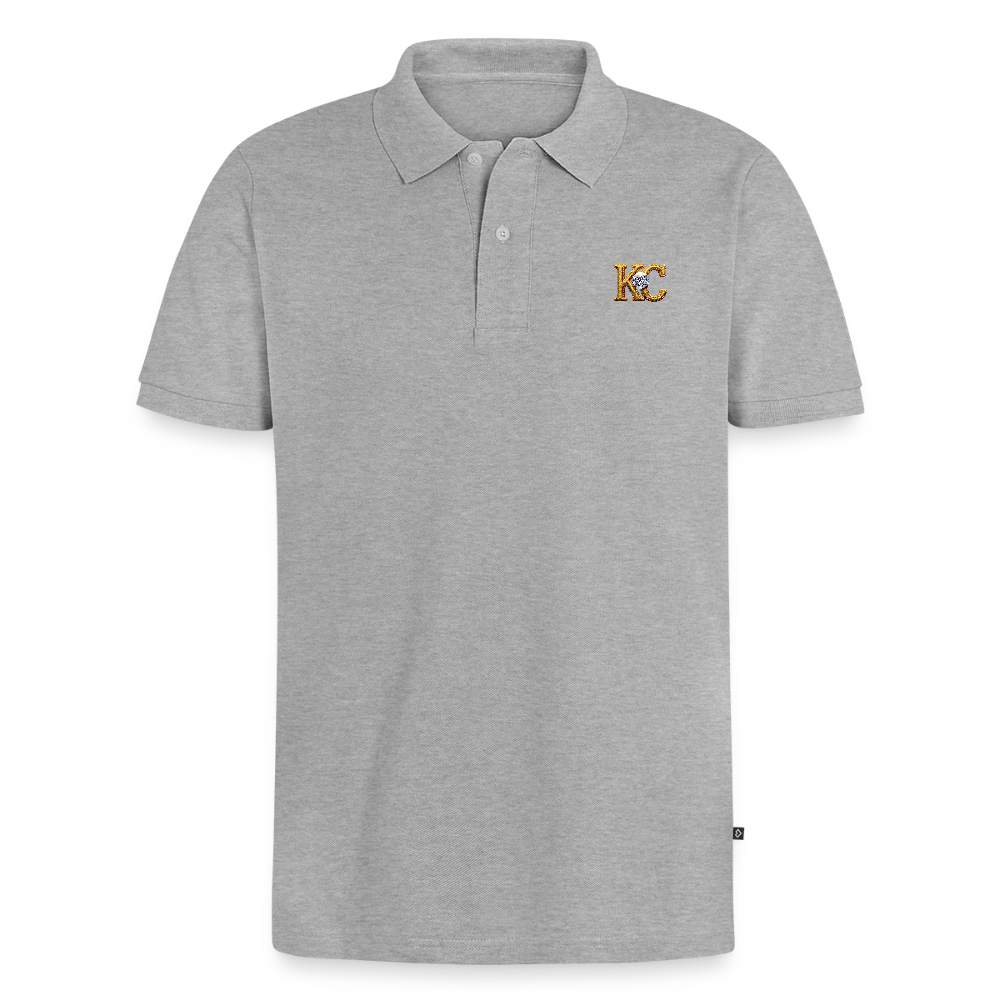 Diamond Range Unisex Polo Tee limited editions design 1 - heather grey