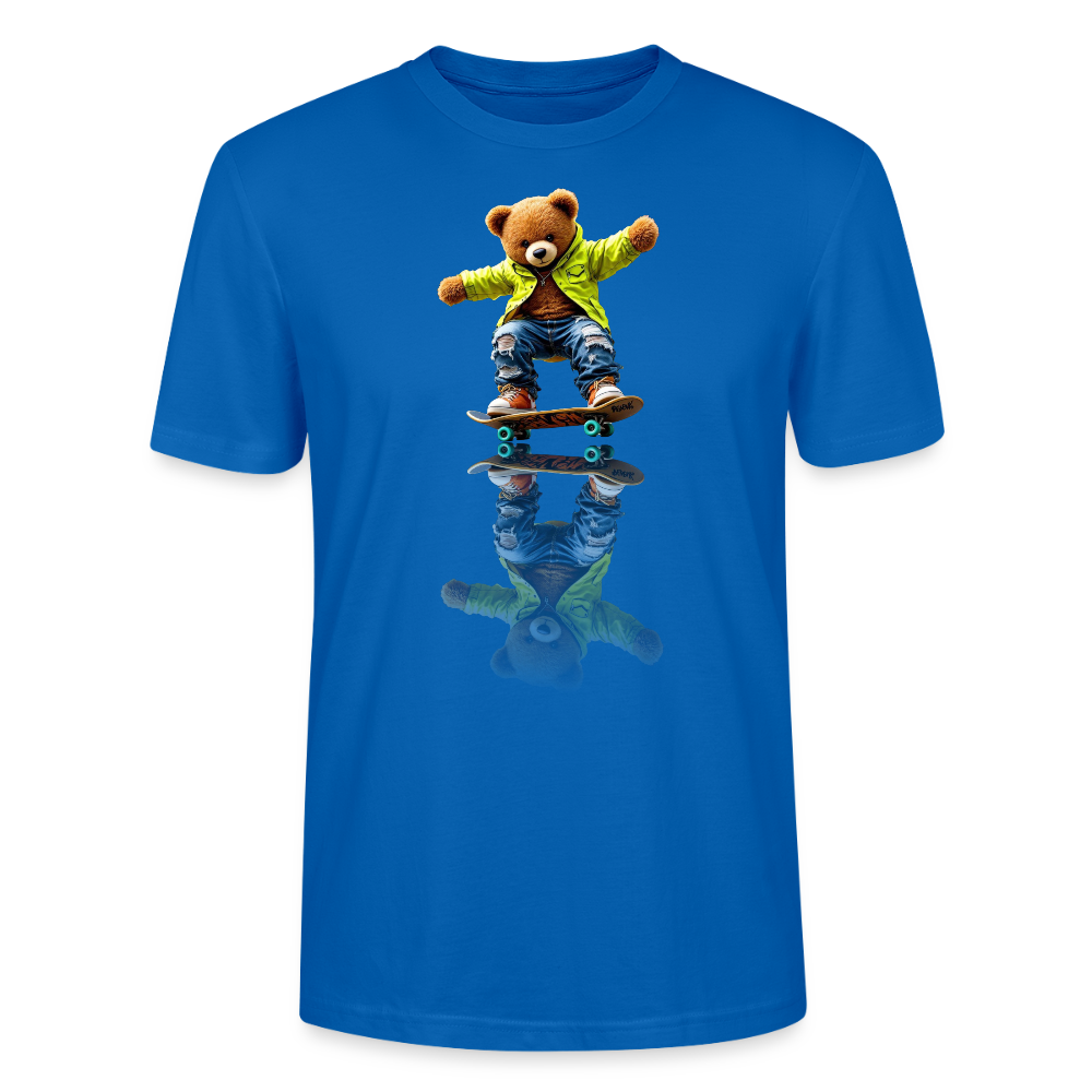 skateboarding Teds Tee - peacock-blue