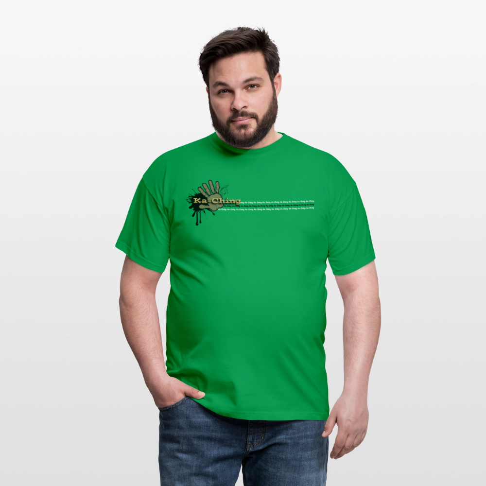 Unisex T-Shirt Ching Gold Logo CHGD-T-02c - kelly green