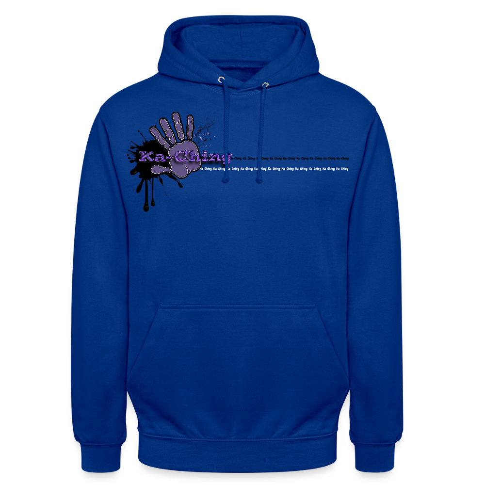 Unisex Hoodie Ching Purple logo - bright royal