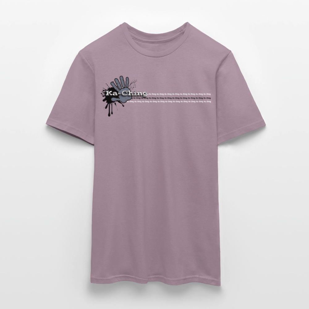 Unisex T-Shirt Ching Silver Logo CH-SLR-T-03c - purple-grey 