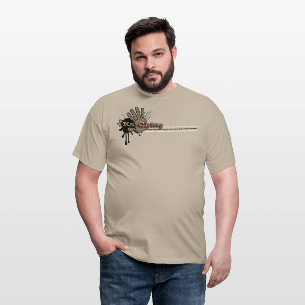 Unisex T-Shirt Ching Bronze Logo CHBZ-T-04c - sand beige