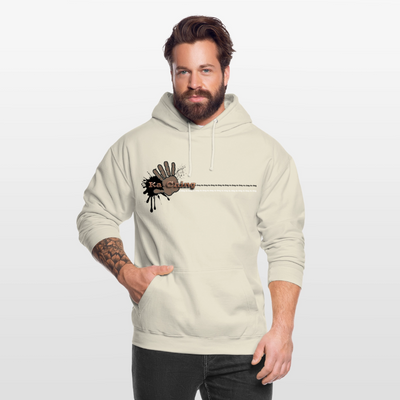 Ka-Ching Unisex Hoodie Ching Bronze logo - vanilla