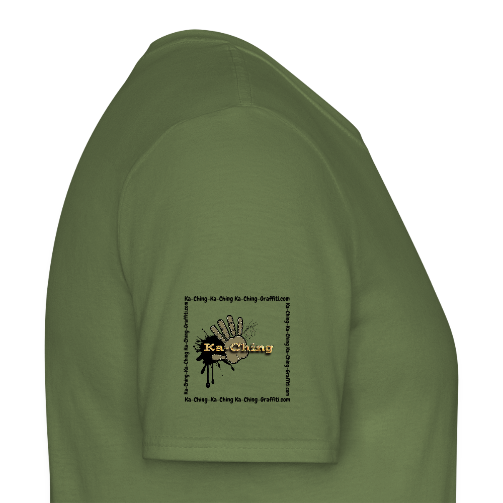 Unisex T-Shirt Ching Gold Logo CHGD-T-02c - military green