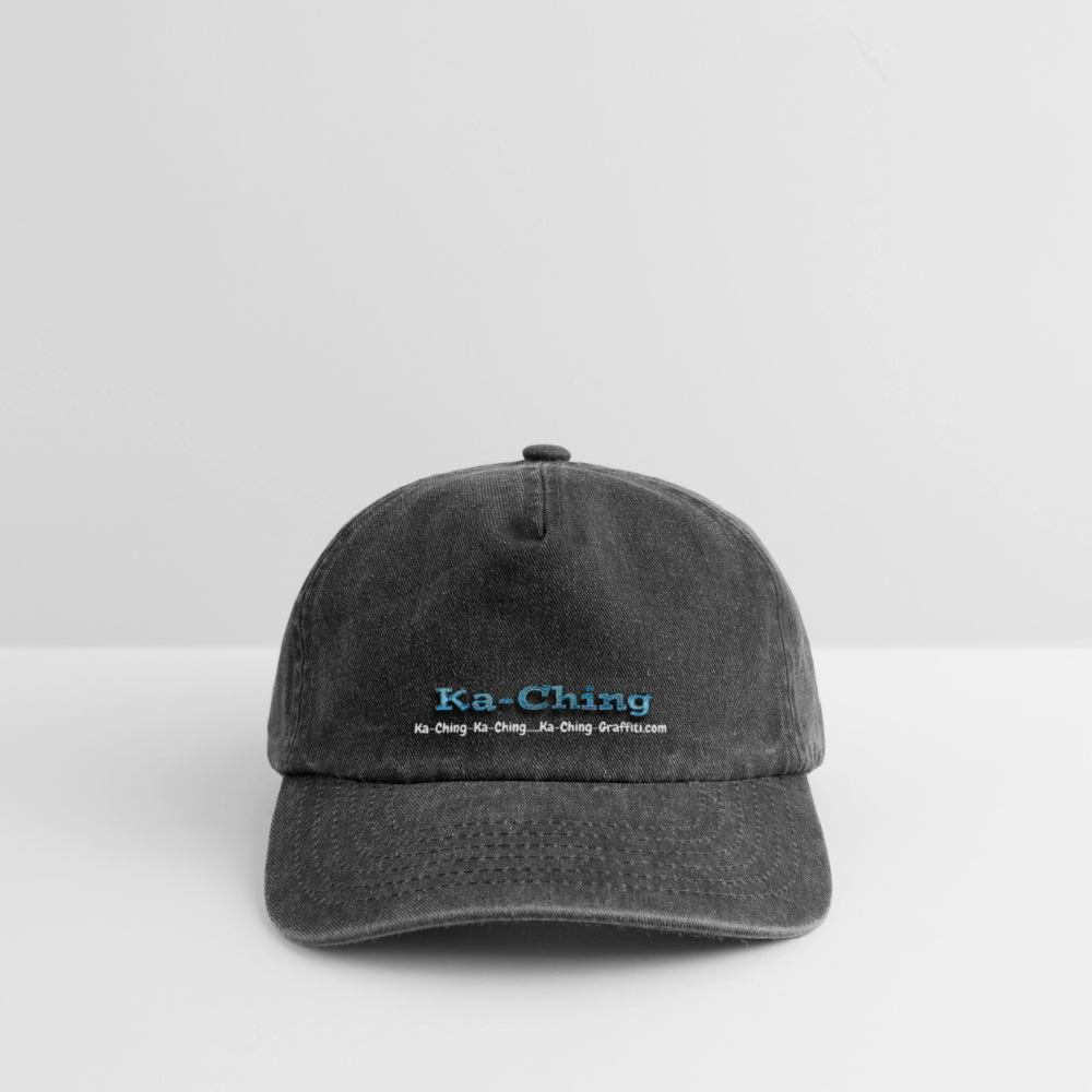 Ka-Ching Cap blue Logo - vintage black