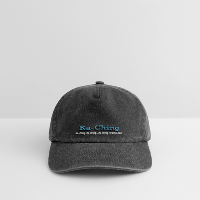 Ka-Ching Cap blue Logo - vintage black