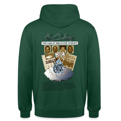 Diamond Range Unisex Hoodie limited editions design 2 - bottle green