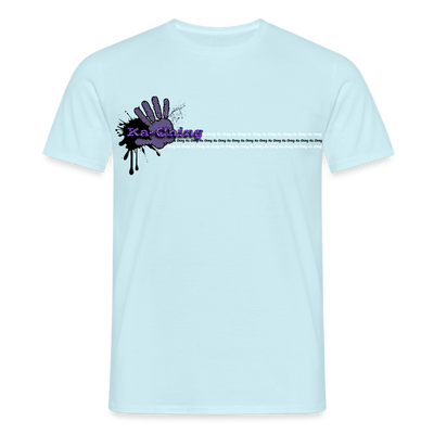 Unisex T-Shirt Ching Purple Logo CHPU-T-06c - sky