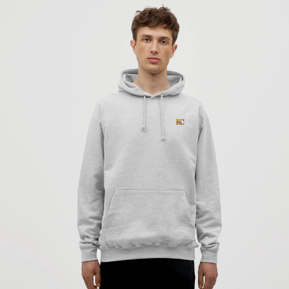 Minimal Range Unisex Hoodie limited Ka-Ching design2 - light heather grey