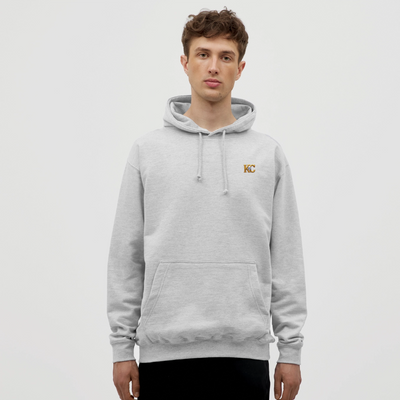 Minimal Range Unisex Hoodie limited Ka-Ching design2 - light heather grey