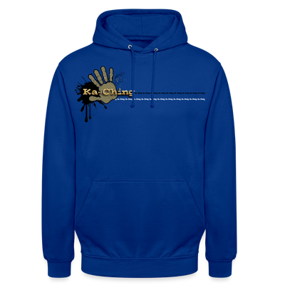 Unisex Hoodie Ching Gold logo - bright royal