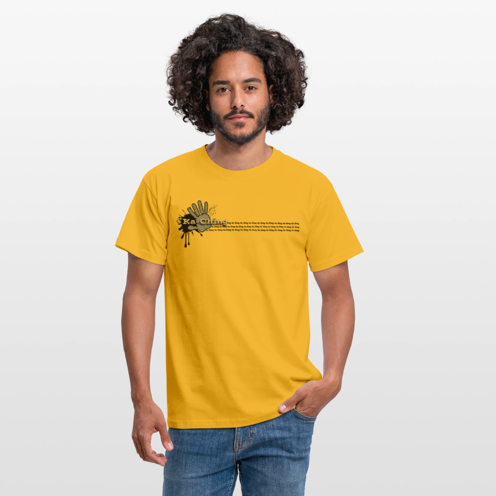 Ka-Ching T-Shirt Ching Gold Logo CHGD-T-02w - yellow