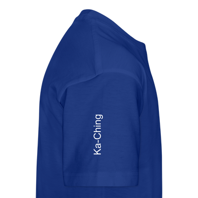 Ka-Ching T-Shirt Ching Green Logo - royal blue