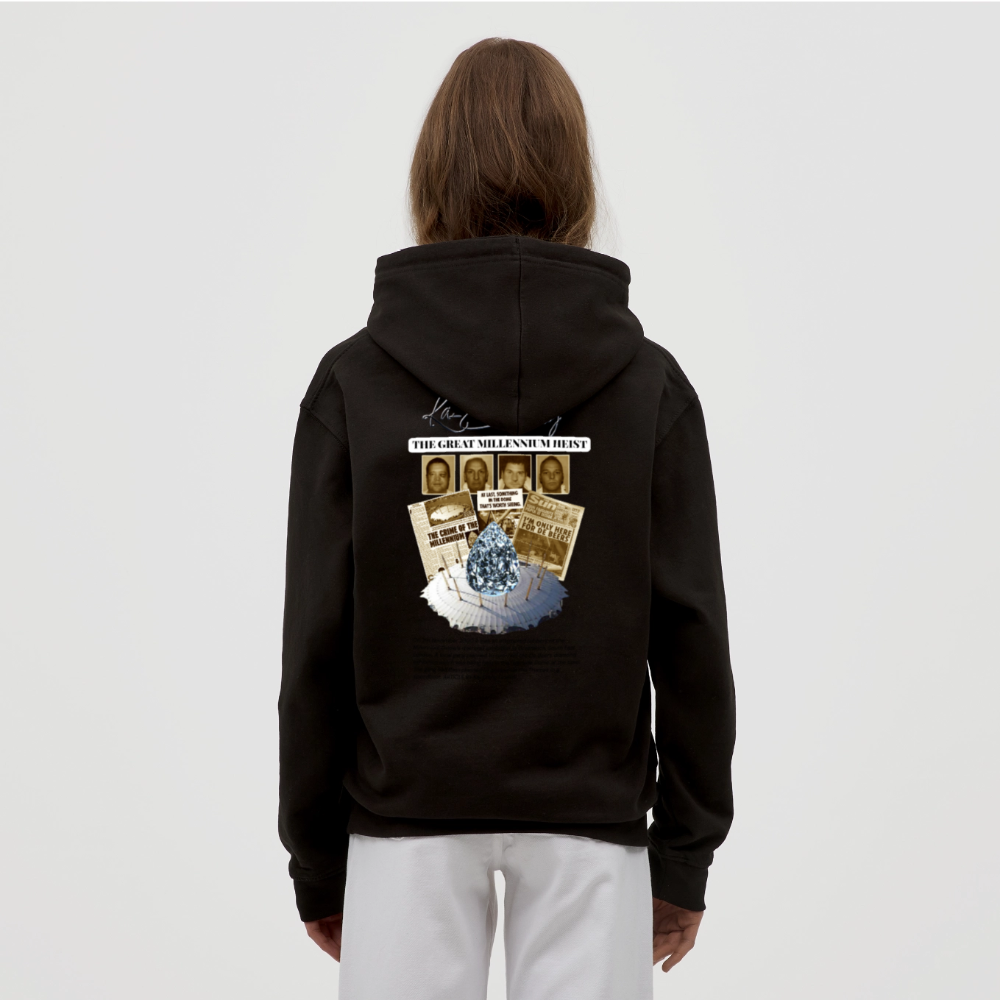 Diamond Range Unisex Hoodie limited editions design 2 - black