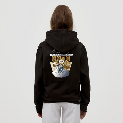 Diamond Range Unisex Hoodie limited editions design 2 - black