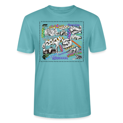 Unisex T-Shirt Graffiti F1 - pastel turquoise