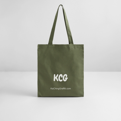 Ching Tote Bag Green Logo - khaki