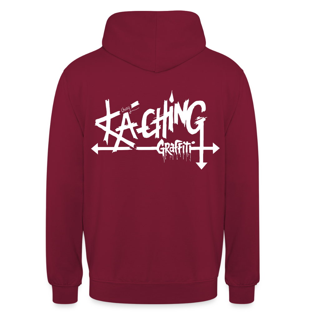 Minimal Range Unisex Hoodie limited editions design 1 - bordeaux