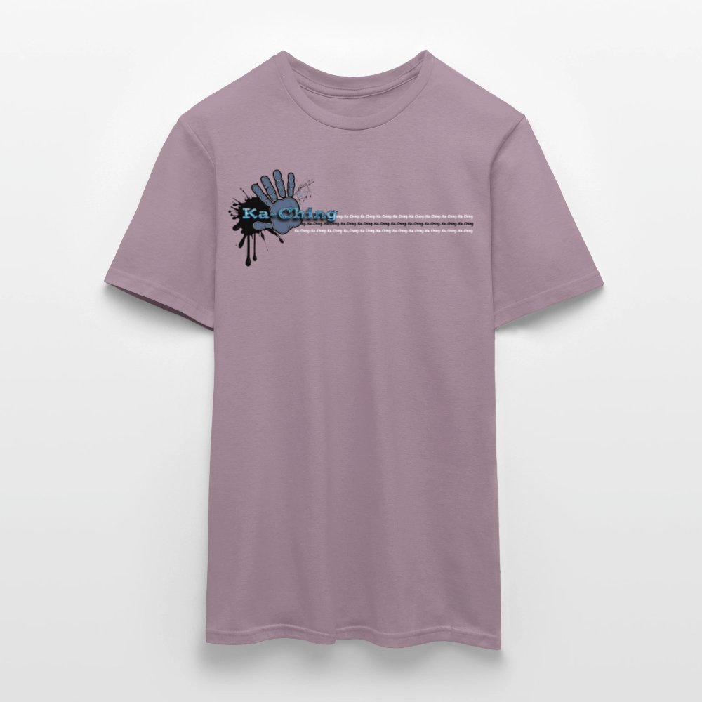 Unisex T-Shirt Ching Blue Logo CHBL-T-05c - purple-grey 