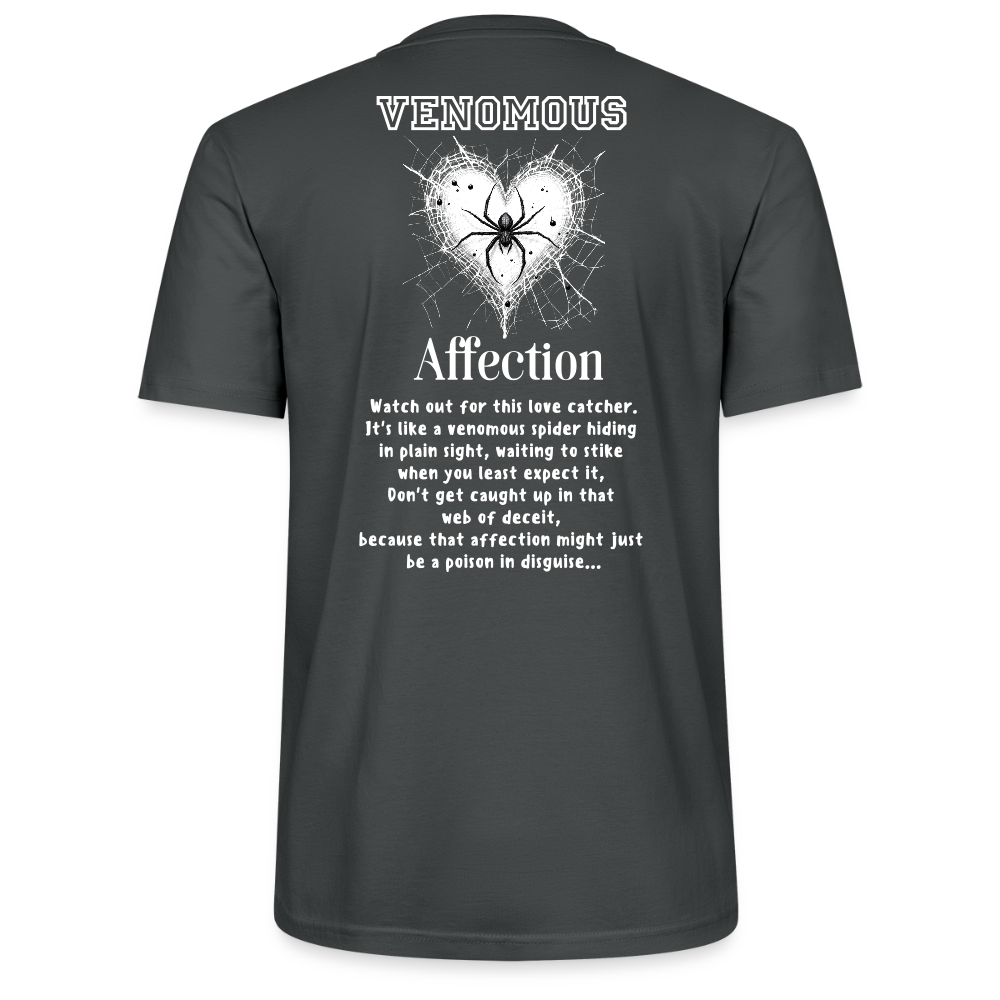 Spiders heart web Tee - anthracite