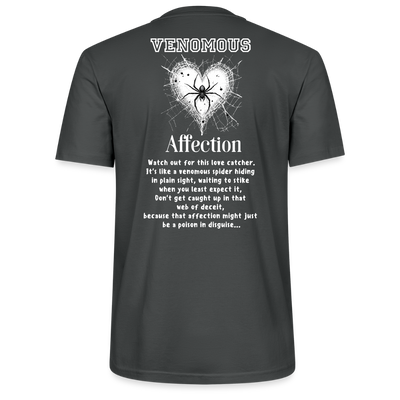 Spiders heart web Tee - anthracite
