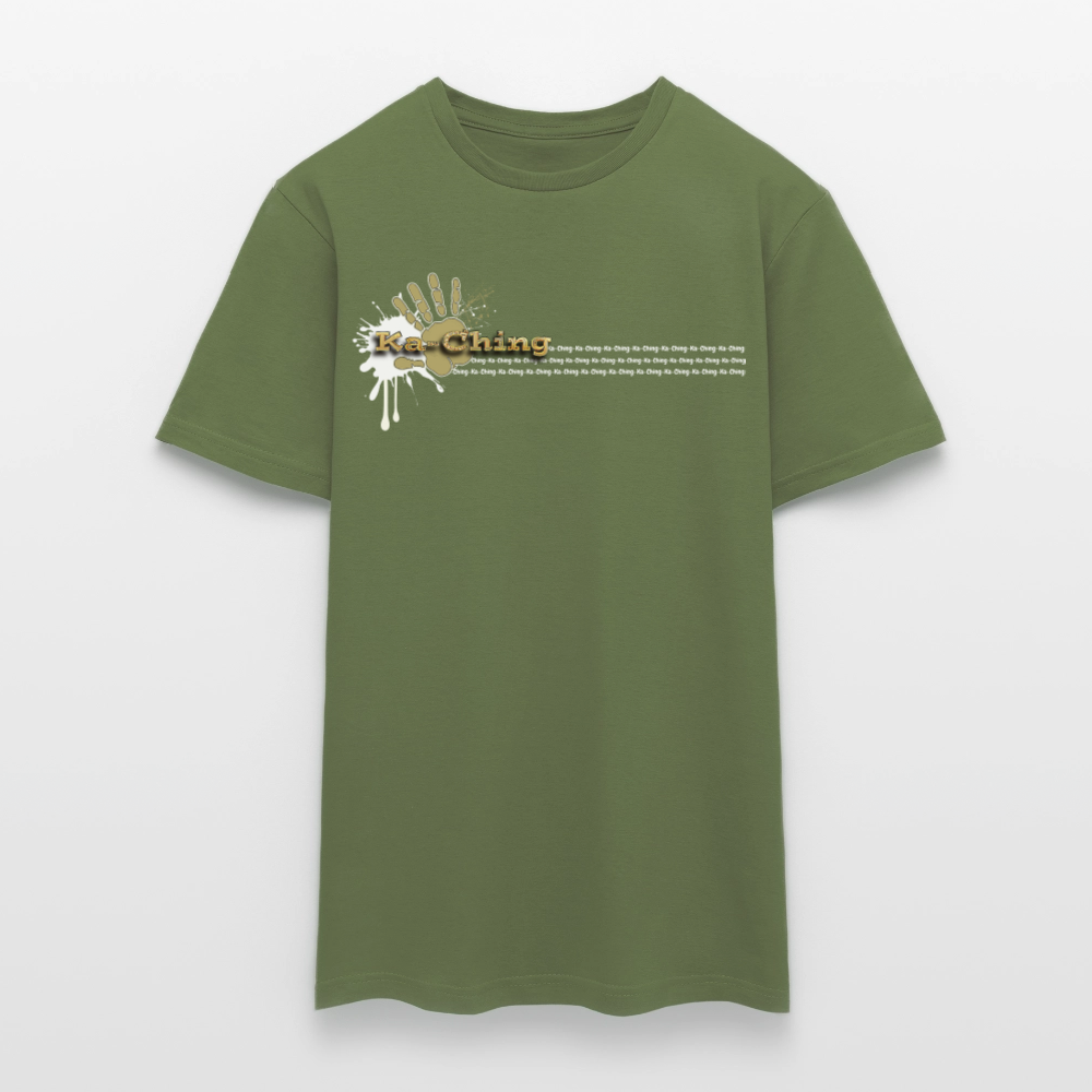 Unisex T-Shirt Ching Gold Logo WH/Dark CHGD-T-02d - military green