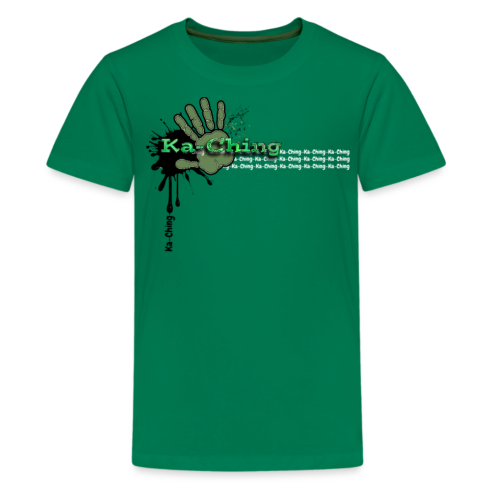 Ka-Ching T-Shirt Ching Green Logo - kelly green