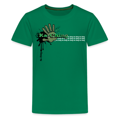 Ka-Ching T-Shirt Ching Green Logo - kelly green