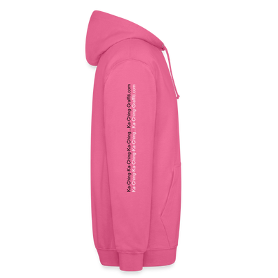 Unisex Hoodie Ching Bronze logo - pink