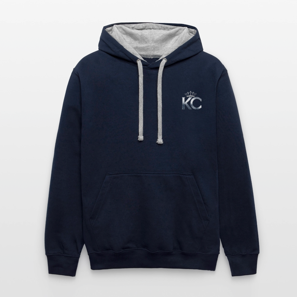 Silver Range Barclays bank Robɓery 1970 Hoodie limited edition - navy/heather grey