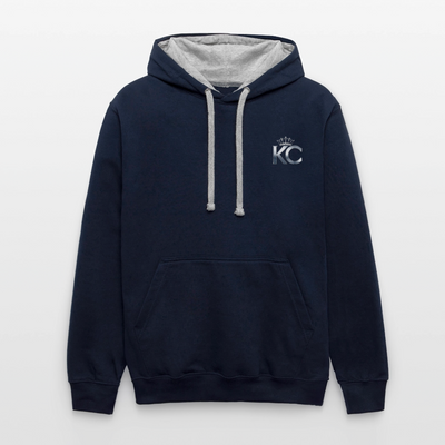 Silver Range Barclays bank Robɓery 1970 Hoodie limited edition - navy/heather grey