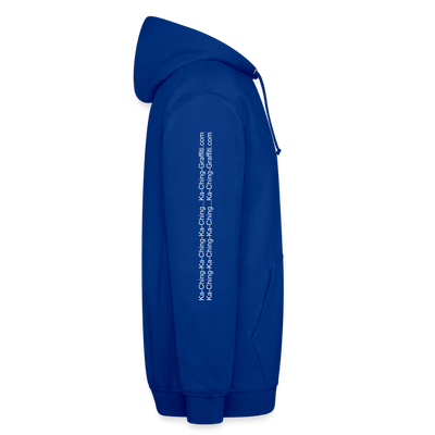Unisex Hoodie Ching Gold logo - bright royal