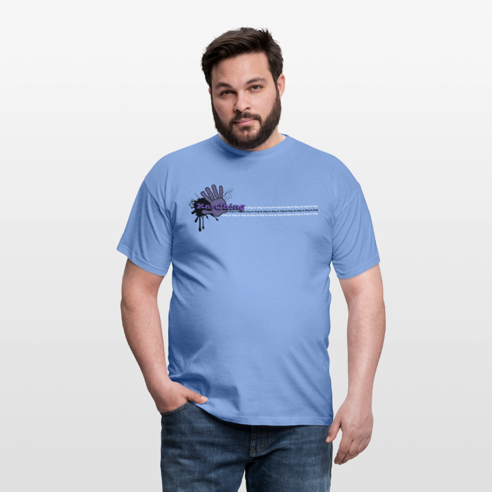 Unisex T-Shirt Ching Purple Logo CHPU-T-06c - carolina blue