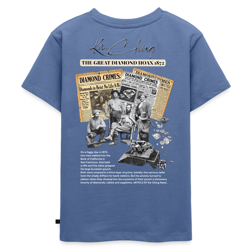 Diamond Range The Great Hoax 1872 Tee limited edition - stone blue