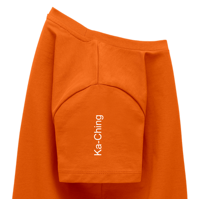 Unisex T-Shirt Ching Bronze Logo - orange 