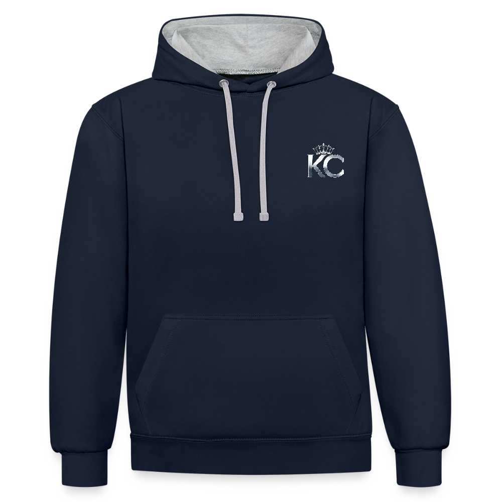 Silver Range Barclays bank Robɓery 1970 Hoodie limited edition - navy/heather grey