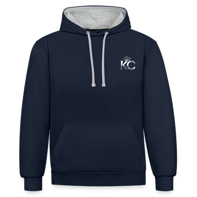 Silver Range Barclays bank Robɓery 1970 Hoodie limited edition - navy/heather grey