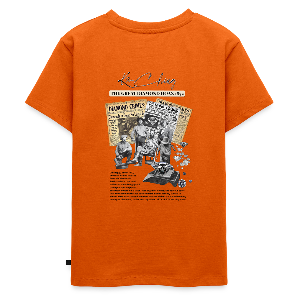 Diamond Range The Great Hoax 1872 Tee limited edition - orange 